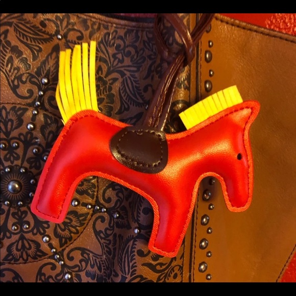 NEW 🆕 Rodeo horse key chain purse handbag charm - Picture 5 of 9